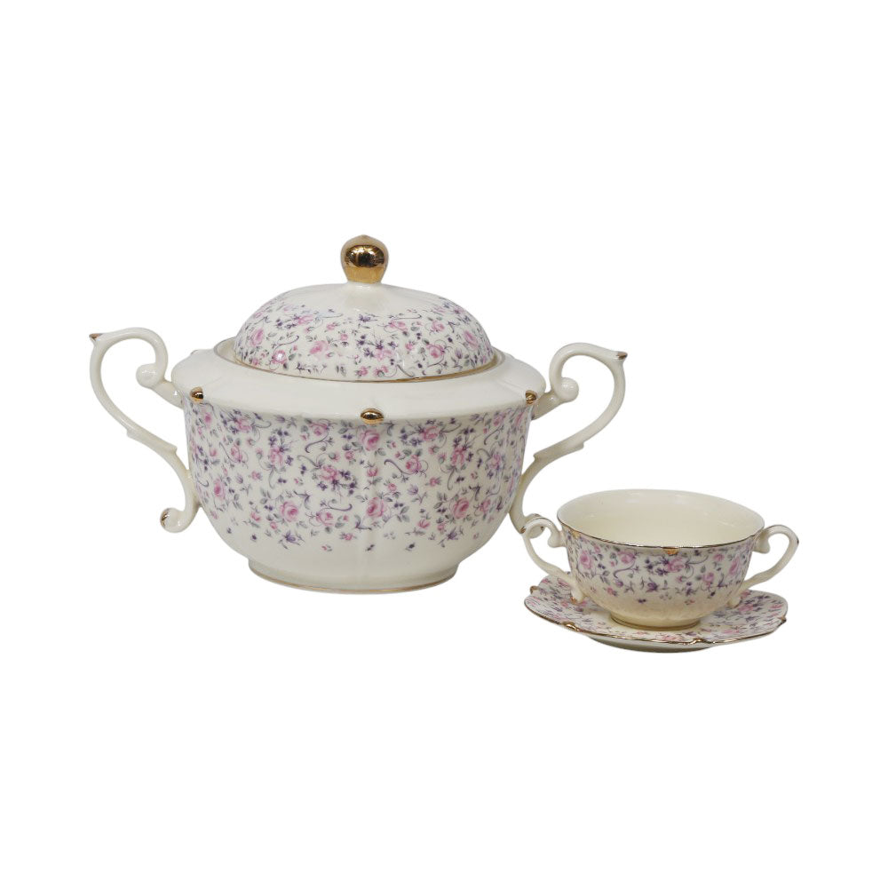 SOUP SET 23PC PORCELAIN KY6402 MS