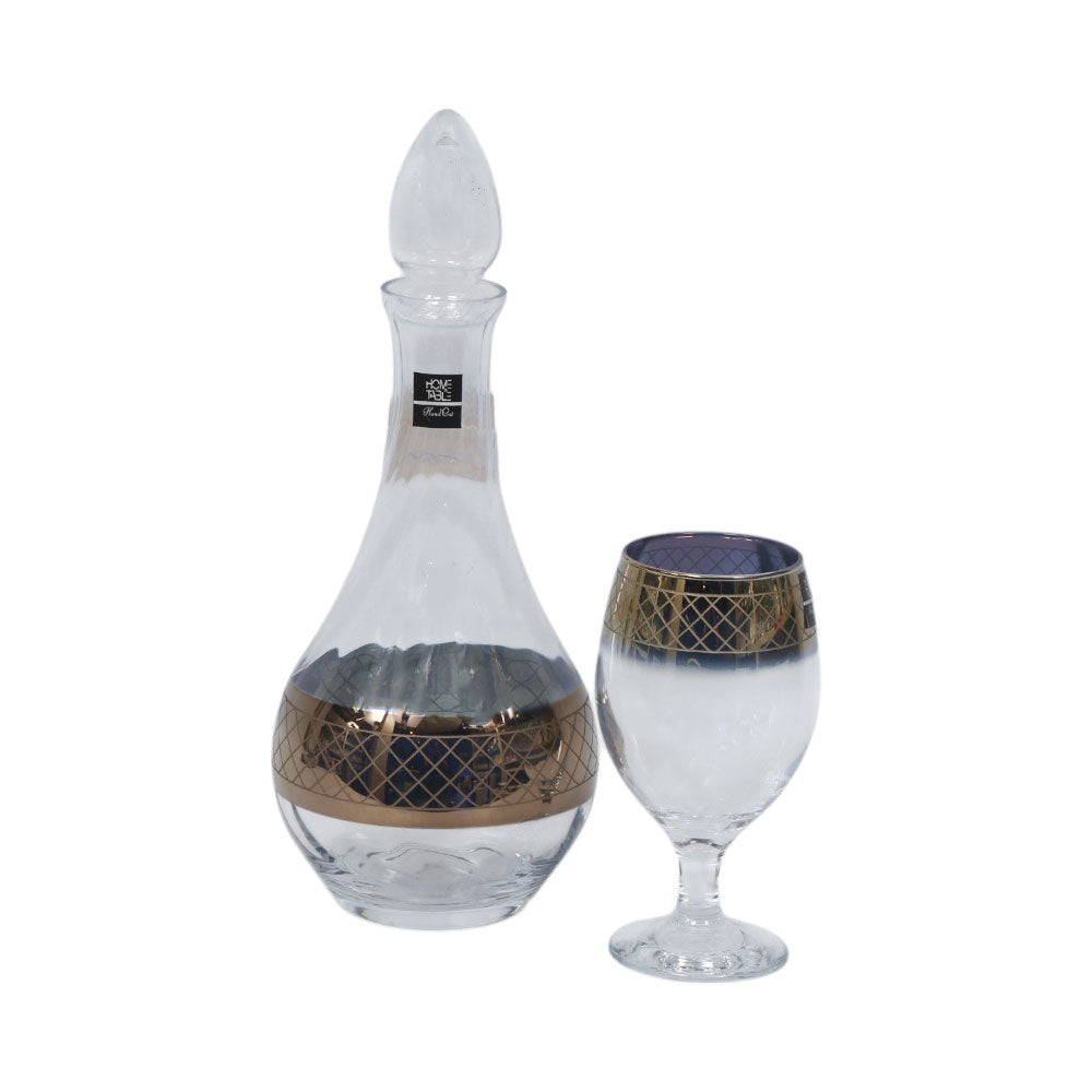 DECANDER SET 7PC PSB HOME & TABLE CUT GOLD 97417-HGB024
