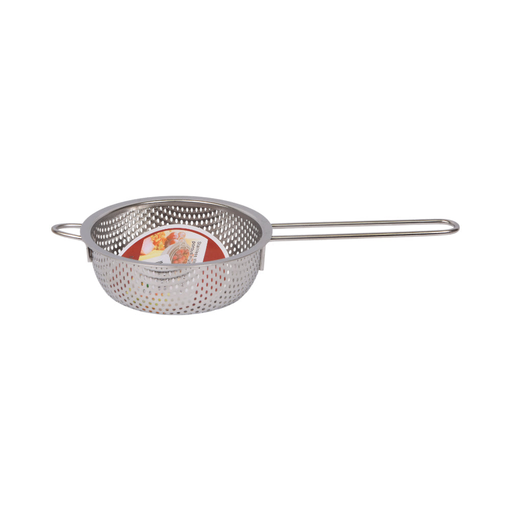STRAINER BASKET STEEL WITH LONG HANDLE IR 13.5 CM 26-27