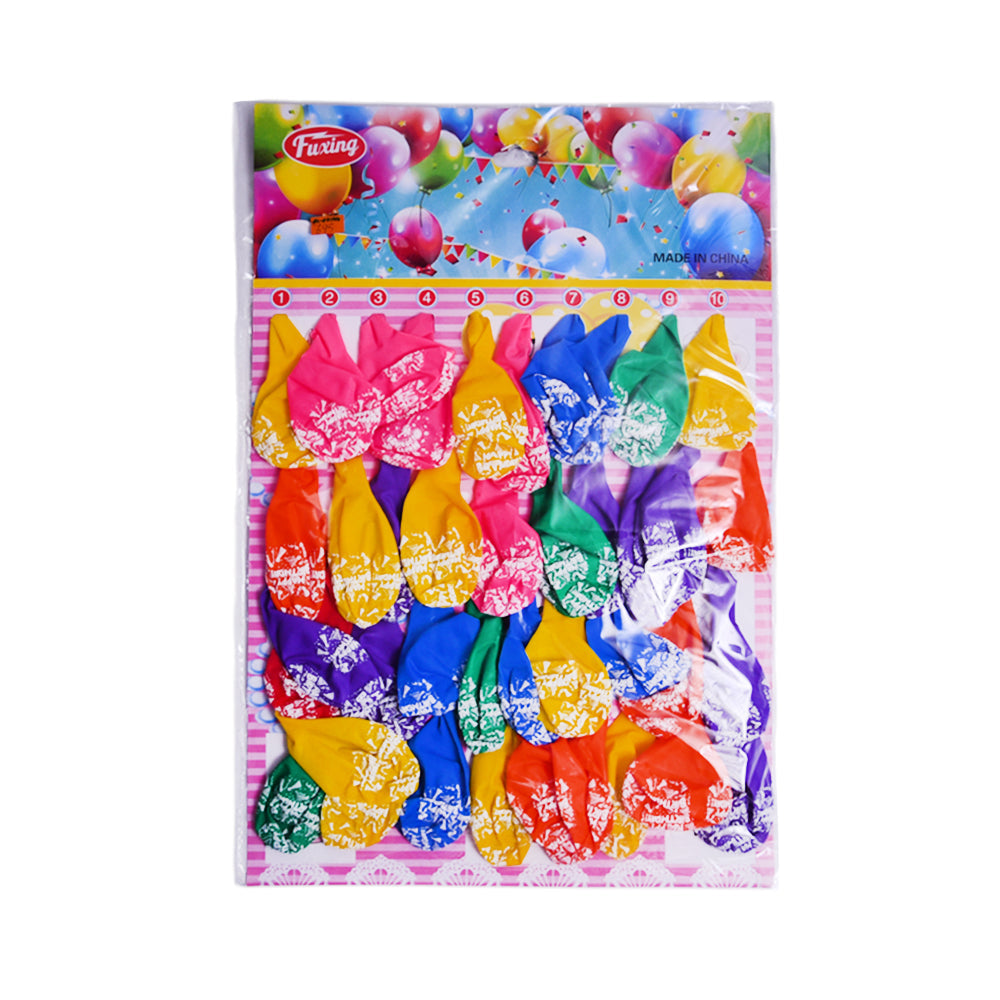 798-9 HAPPY BIRTHDAY BALOONS SET IR 40PCS