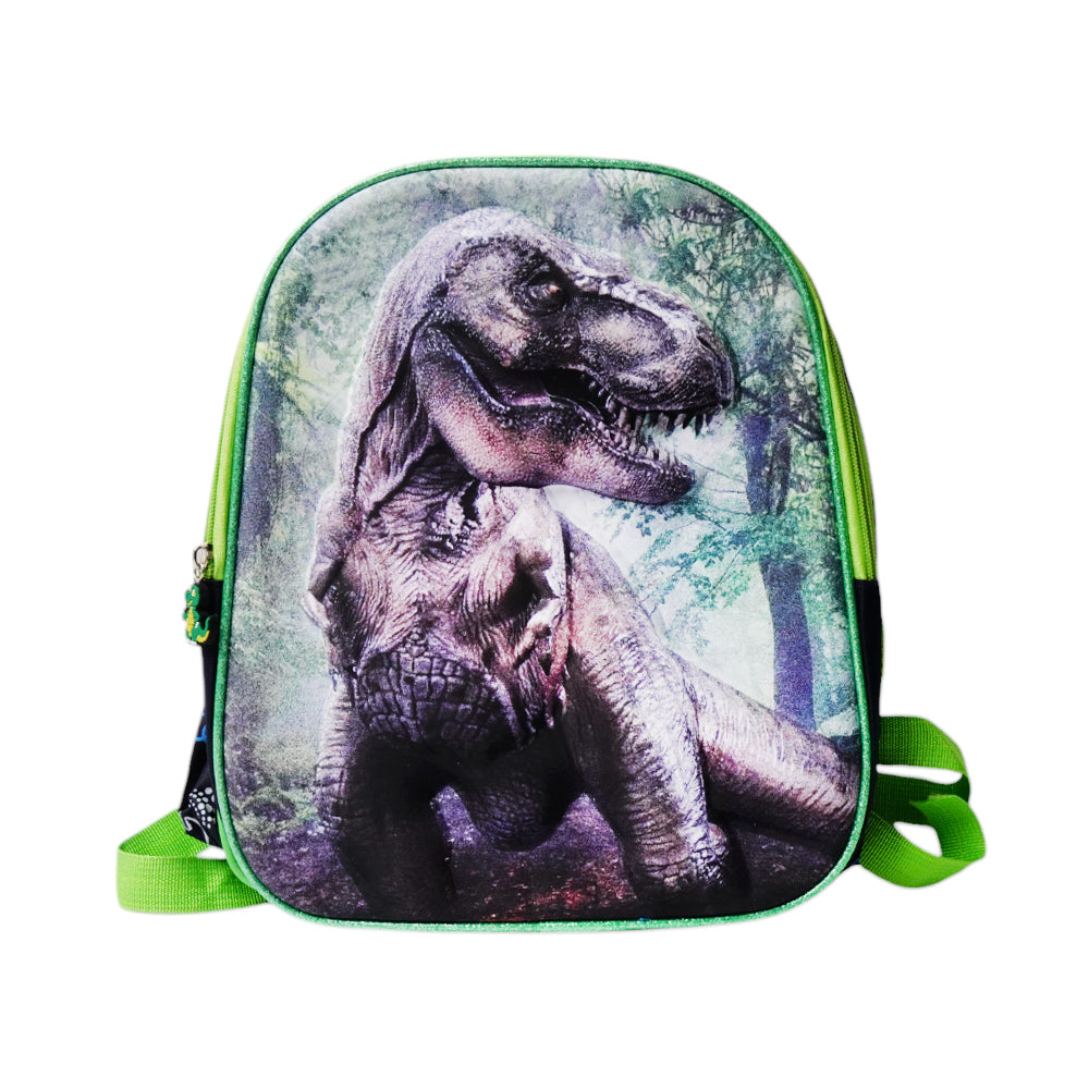 10862-5 KIDS SCHOOL BACKPACK JURASIC EMBOSSED IR 12INCH