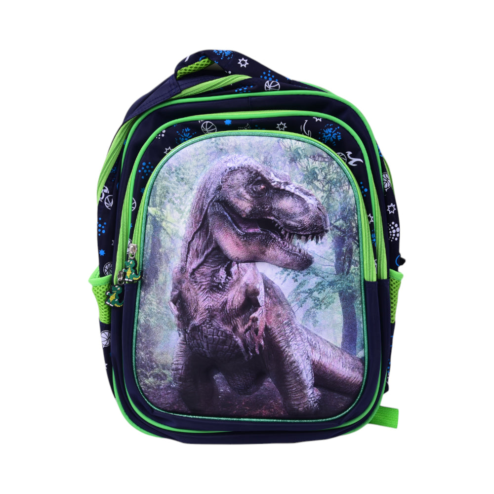 10862-15 KIDS SCHOOL BACKPACK JURASIC EMBOSSED IR 16INCH