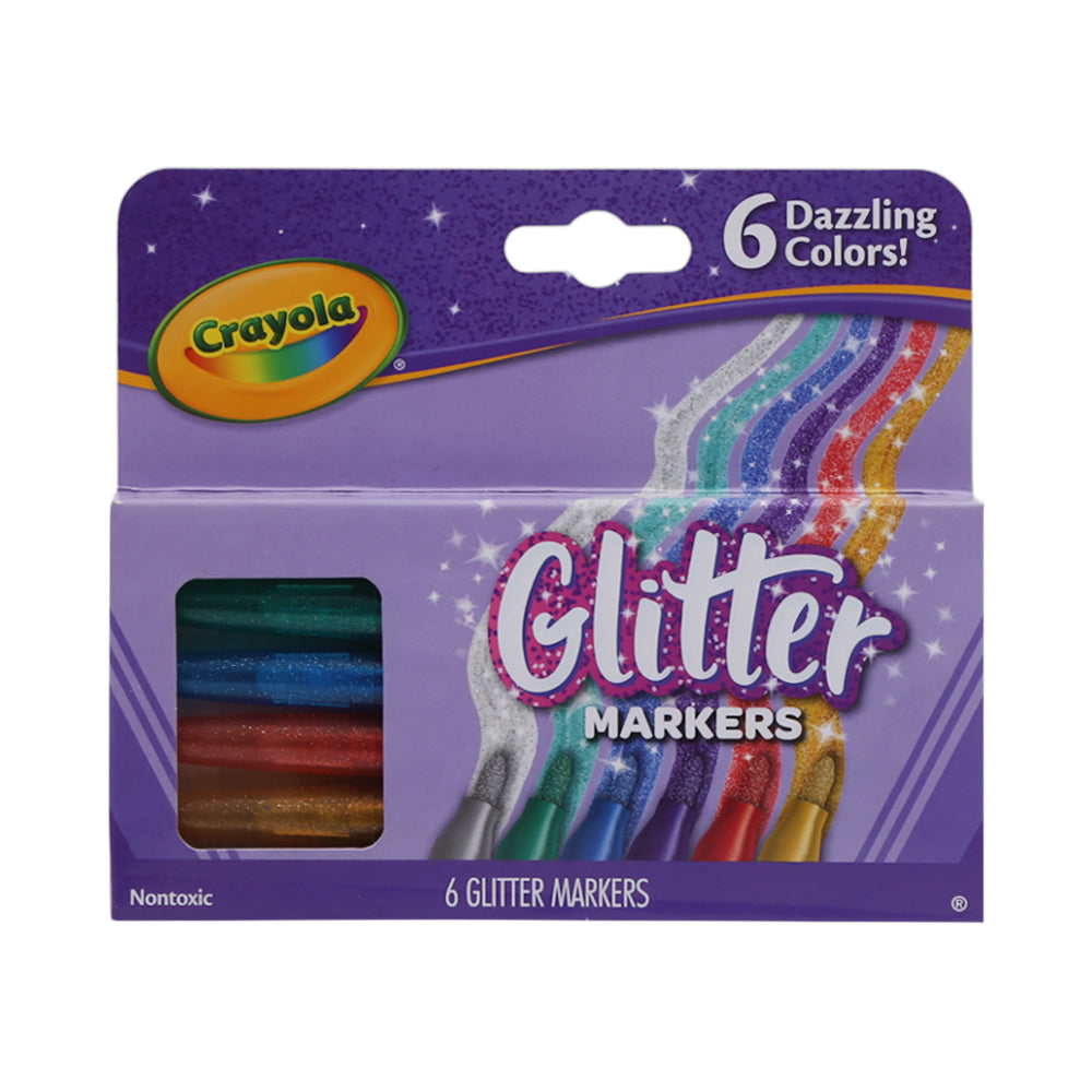 588629 CRY MARKER GLITTER 6CLR A.I