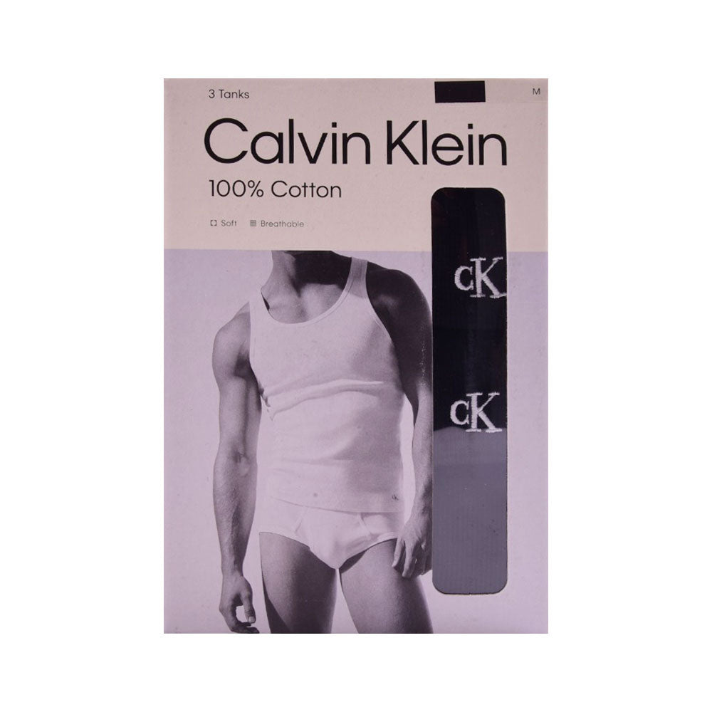 CK MEN SANDO VEST P-3 NB4036-001 BLK M IR