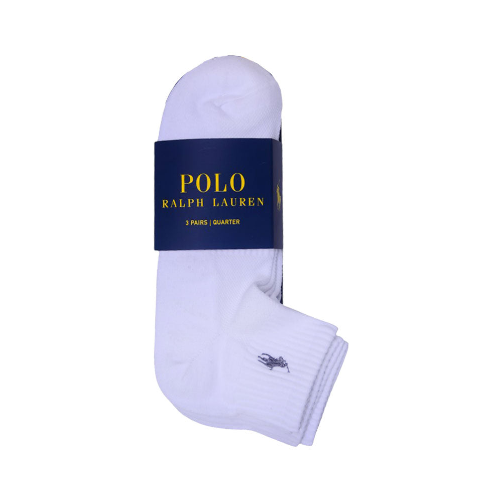 RL ANKLE SOCKS P-3 824063PK WHT (IR)