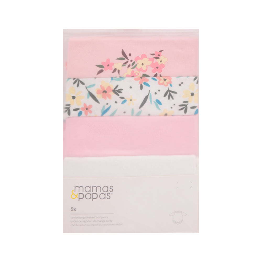 GIRLS L/S 5PC BODY SUIT MZS-25 3-6M M&P667