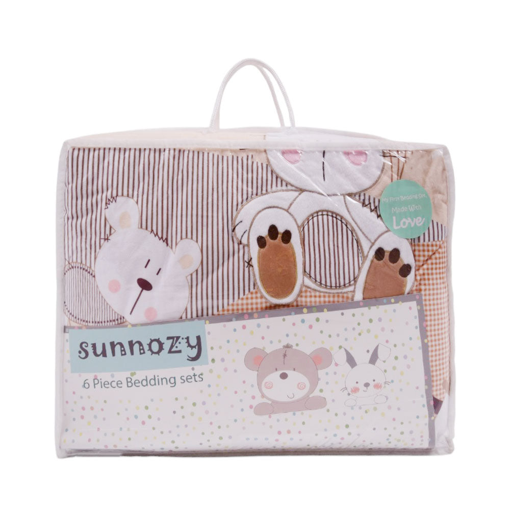 BABY 6PC QUILT SET MZS-25 SNYBD18-CR