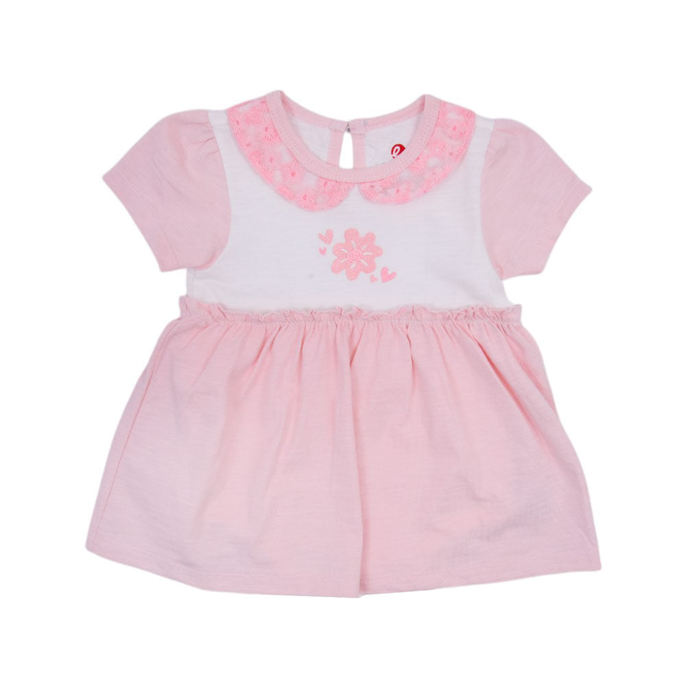 GIRLS S/S FROCK MZS-25 3-6M 005
