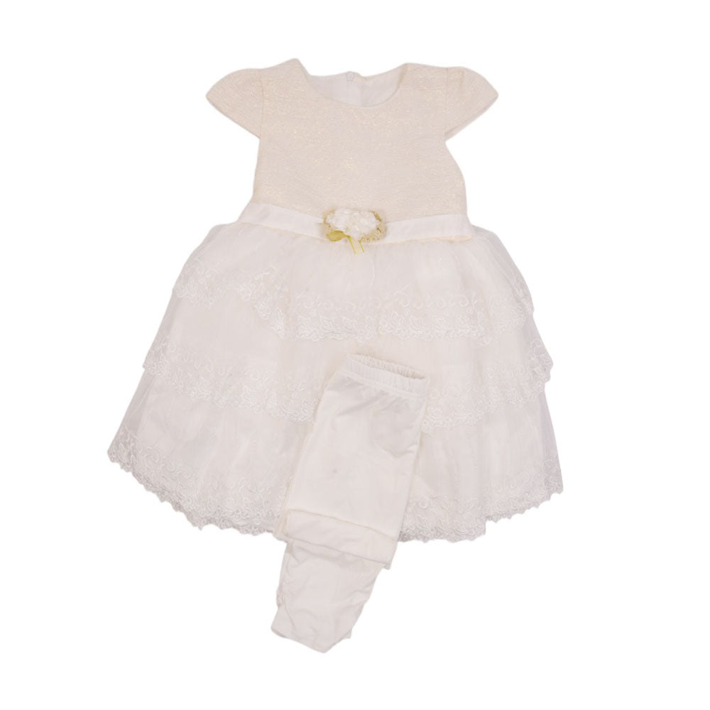 GIRLS CAP SLEEVE 2PC FROCK MZS-25 5-6 YEAR X4029B M.G