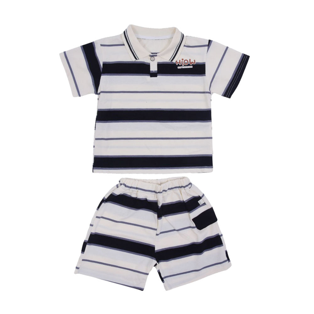 BOY S/S 2PC KNICKER SUIT MZS-25 4-5 YEAR BS-4 W/G