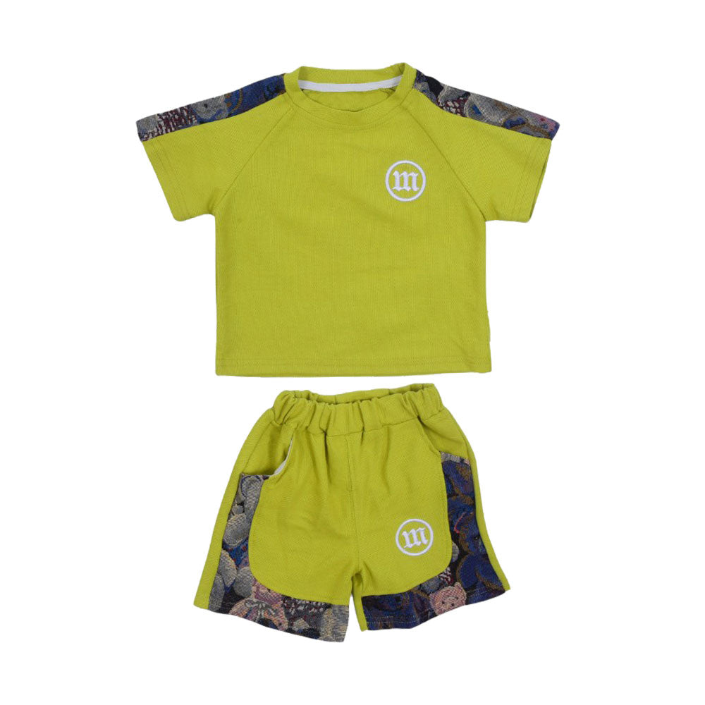 BOY S/S 2PC KNICKER SUIT MZS-25 12-18M BS-5 W/G