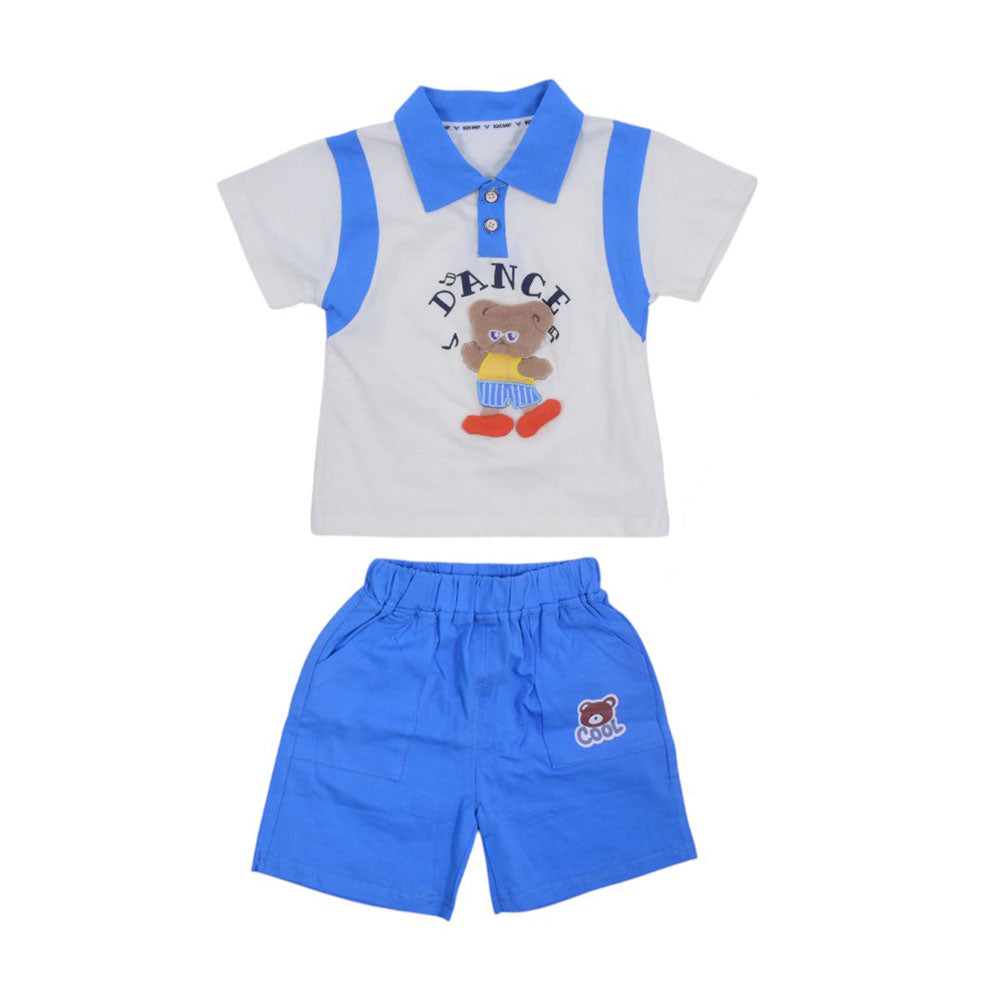 BOY S/S 2PC KNICKER SUIT MZS-25 12-18M BS-13 W/G