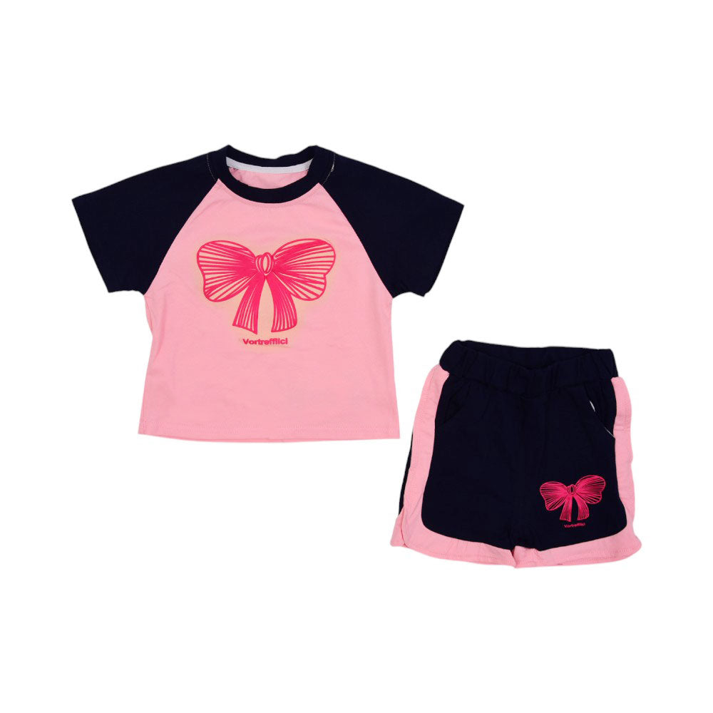 GIRLS S/S 2PC KNICKER SUIT MZS-25 12-18M GS-1 W/G