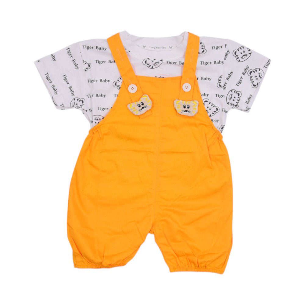 BOY S/S 2PC ROMPER MZS-25 9-12M GS-8 W/G