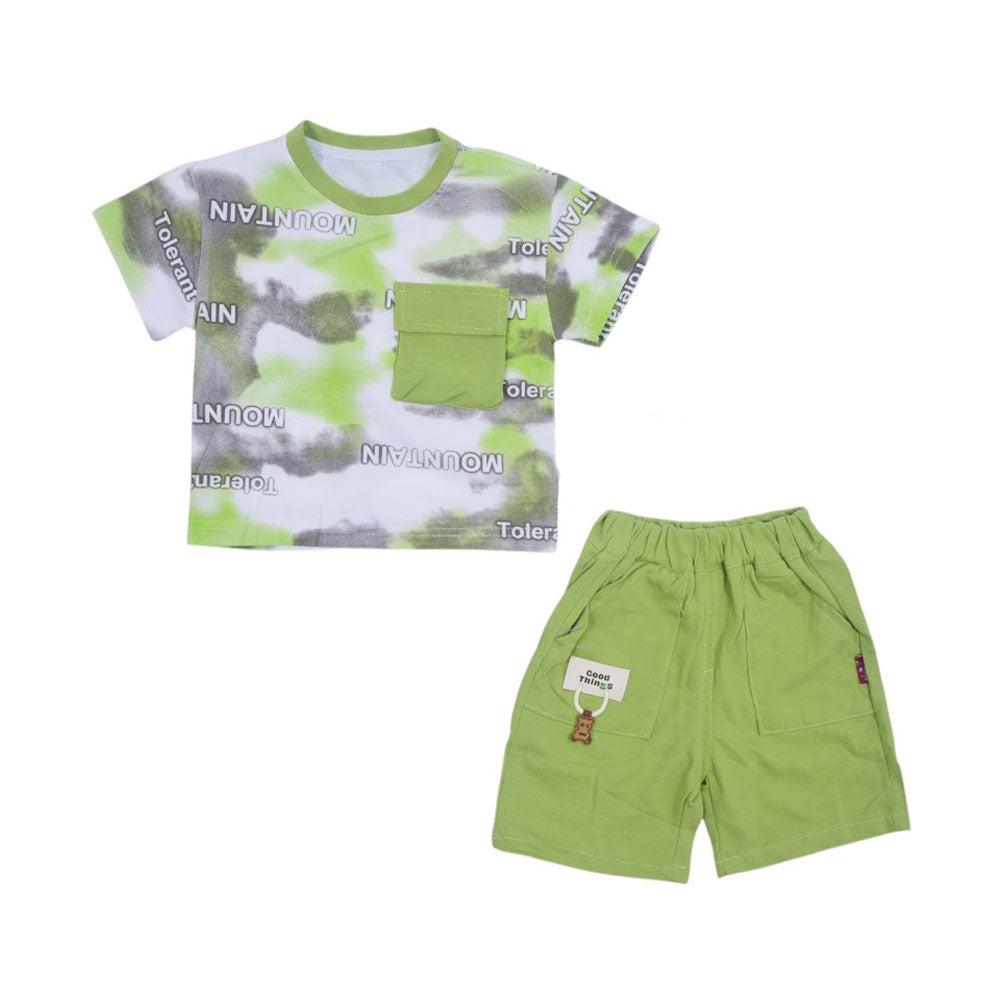 BOY S/S 2PC KNICKER SUIT MZS-25 9-12M SB-08 W/G