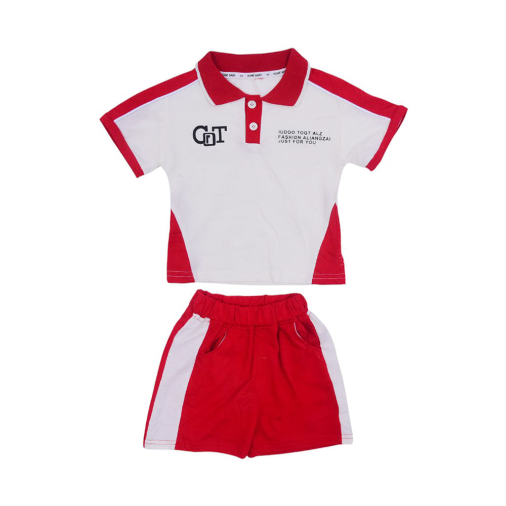 BOY S/S 2PC KNICKER SUIT MZS-25 12-18M 0106 W/G