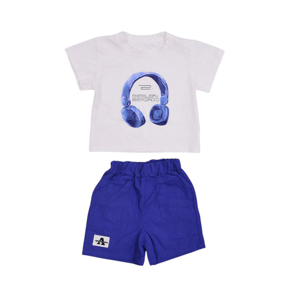 BOY S/S 2PC KNICKER SUIT MZS-25 9-12M 01012 W/G