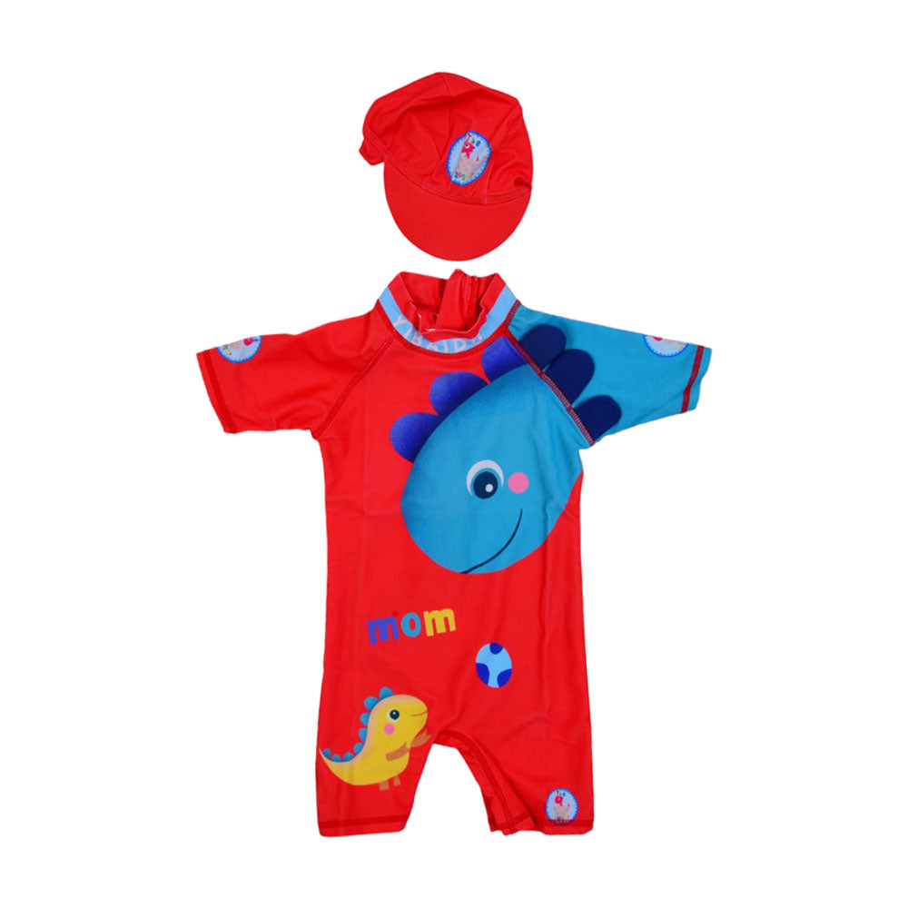 BOYS S/S 2PC SWIMMING COSTUME IR-25 3-4 YEAR SPN7010