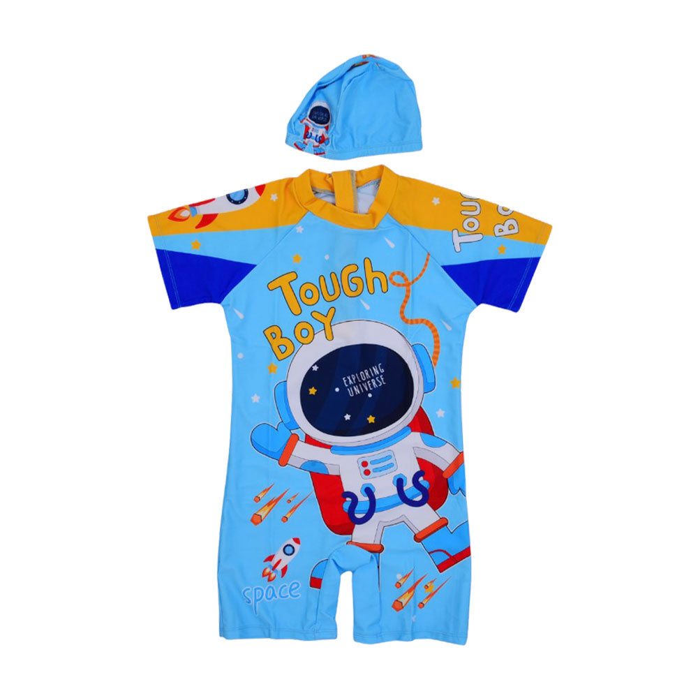 BOYS S/S 2PC SWIMMING COSTUME IR-25 7-8 YEAR SPN7010