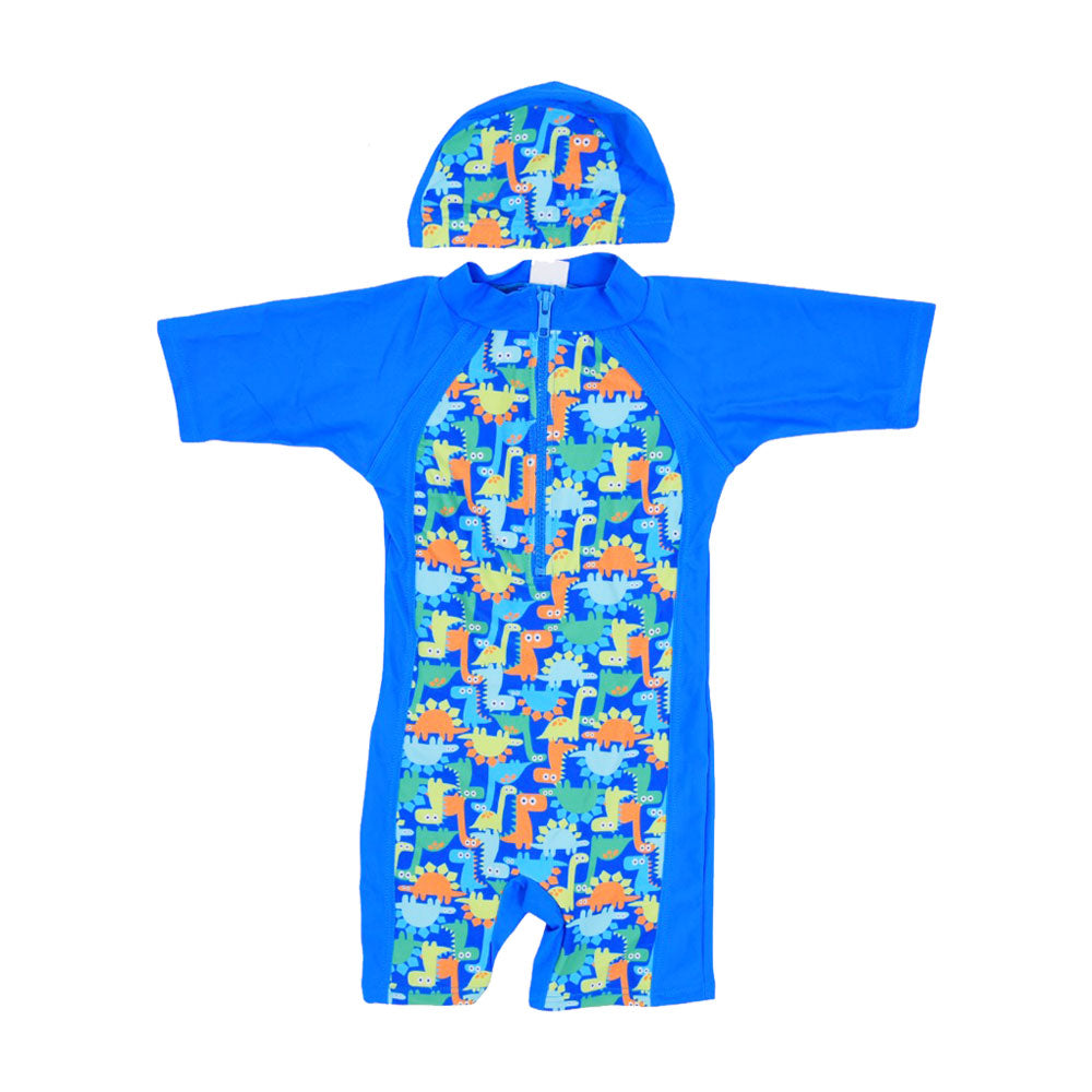 BOYS S/S 2PC SWIMMING COSTUME IR-25 3-4 YEAR F61608