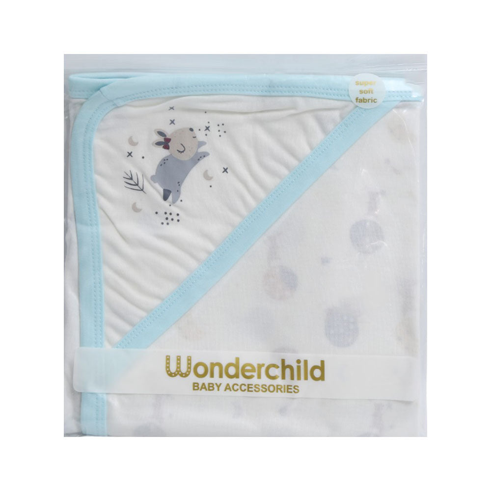 BABY WRAPPING SHEET HOODED ORGANIC IRS-25 30X30 262-045