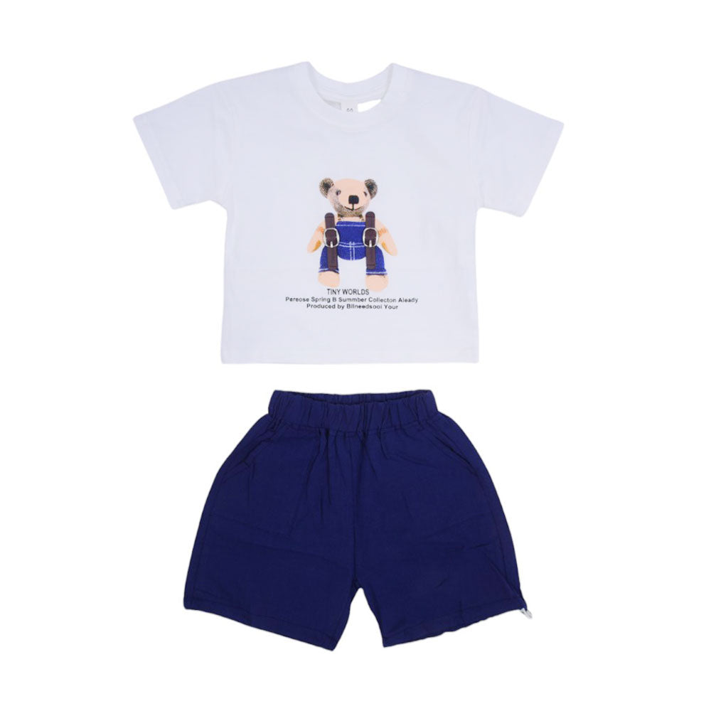 BOY S/S 2PC KNICKER SUIT Y/T MZS-25 9-12M 34