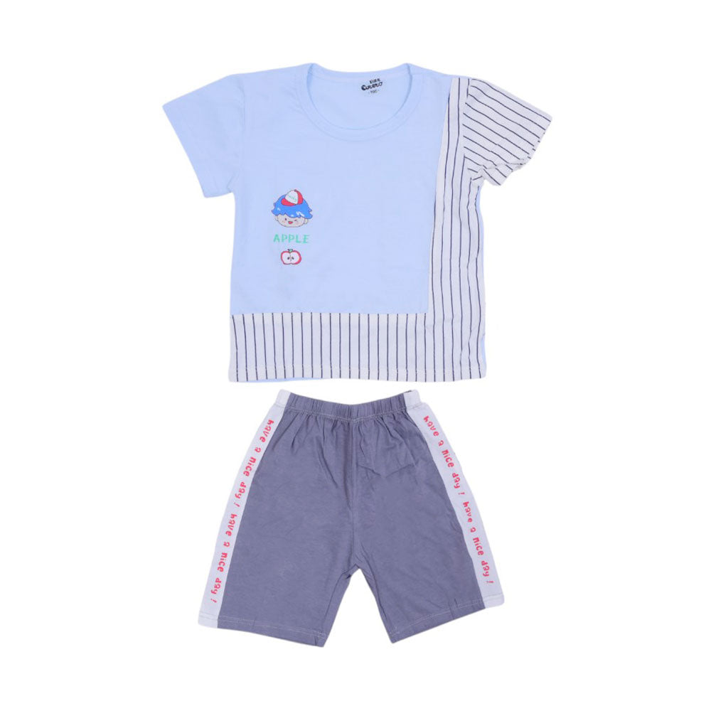 BOY S/S 2PC KNICKER SUIT Y/T MZS-25 12-18M 38