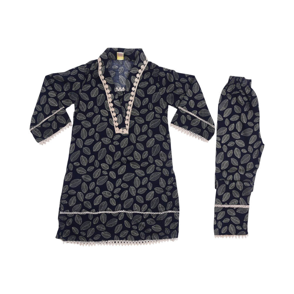 GIRLS 2PC SHALWAR KAMEEZ SUIT MZS-25 7-8 YEAR 88443 AL/B