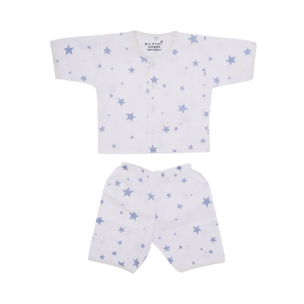 UNISEX L/S 2PC PAJAMA SUIT NICE&EASY MZS-25 N.B 01 H/C