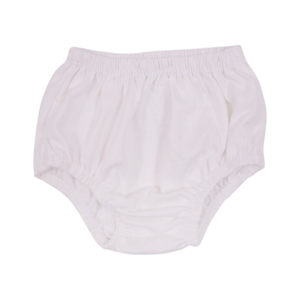 BABY BLENDED PANTY PLAIN WHITE S NZS-25 0-6 M L.J