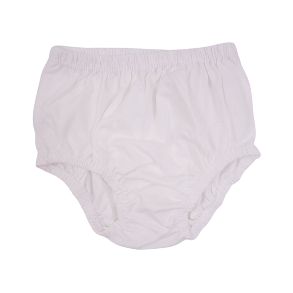 BABY BLENDED PANTY PLAIN WHITE M NZS-25 6-9 M L.J