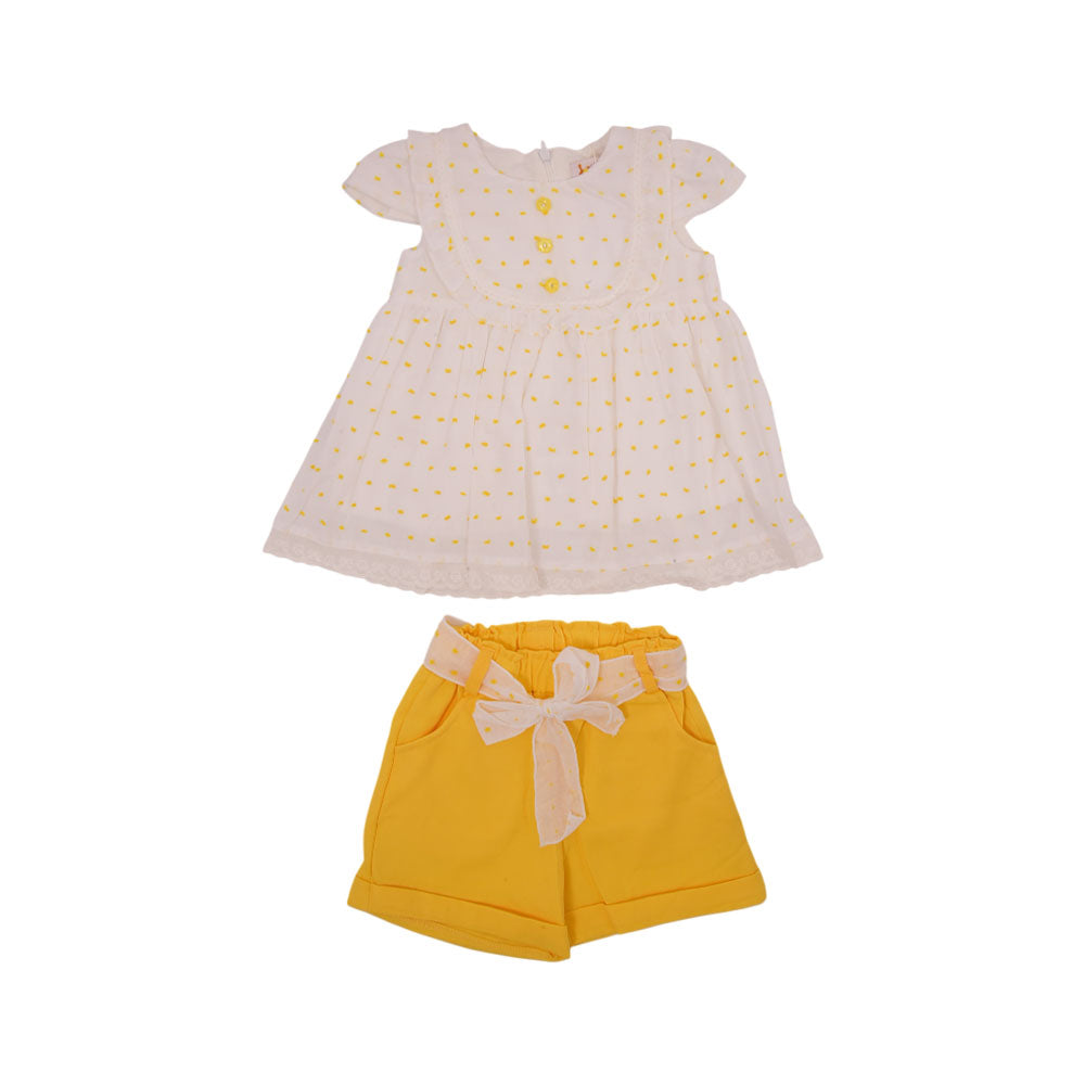 GIRLS CAP/SLV 2PC KNICKER SUIT NZS-25 9-12M 12005 A.G