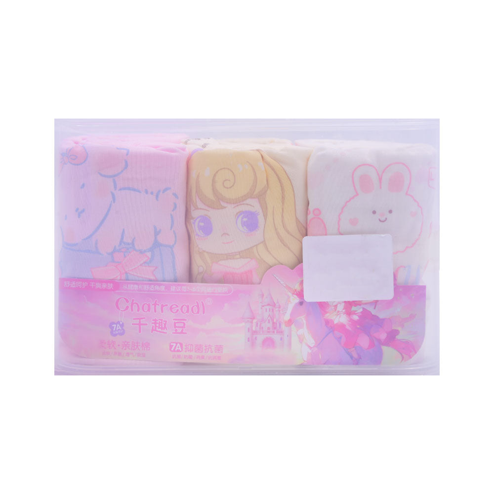 GIRLS BOXER 3PC BOX IRS-25 8-9 YEAR D-001