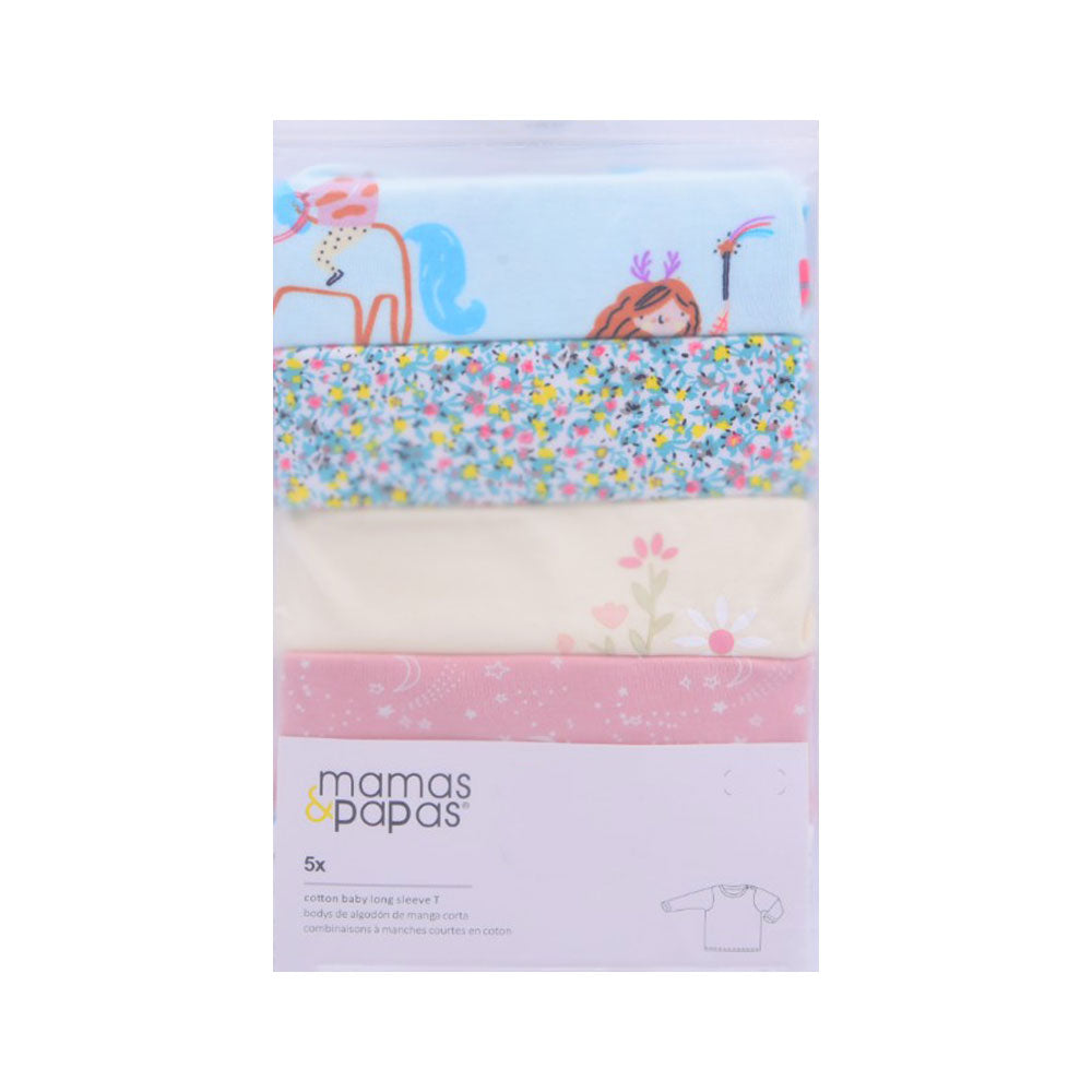 GIRLS L/S 5PC SHIRT MAMAS & PAPAS IRS-25 12-18M SS-1