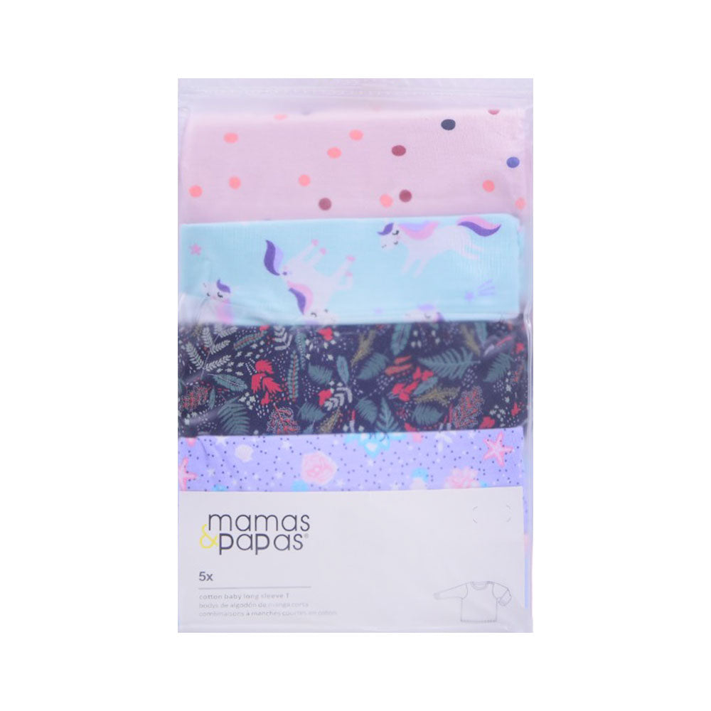 GIRLS L/S 5PC SHIRT MAMAS & PAPAS IRS-25 2-3 YEAR SS-1