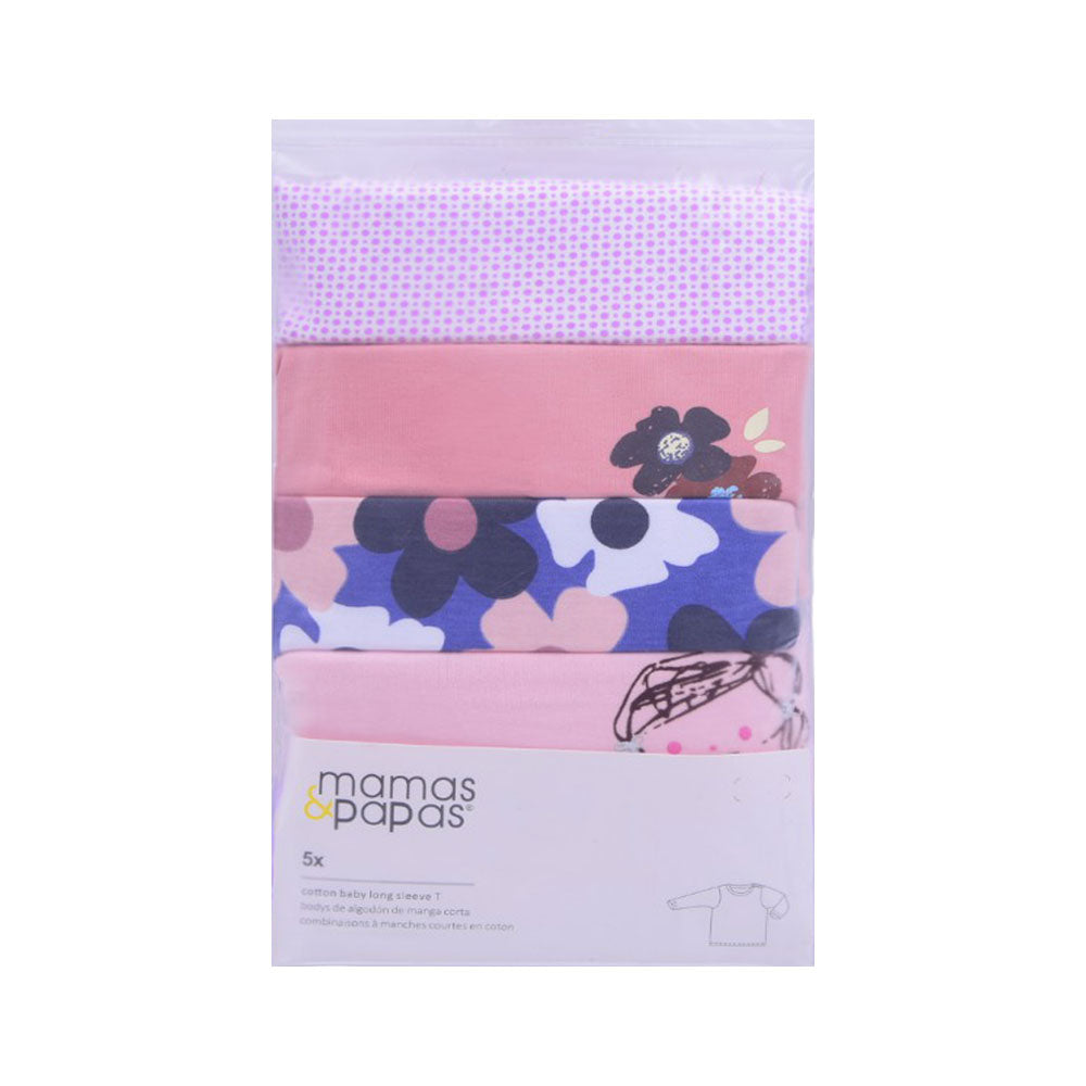 GIRLS L/S 5PC SHIRT MAMAS & PAPAS IRS-25 3-4 YEAR SS-1