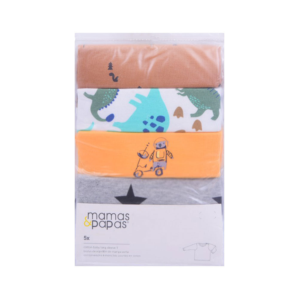 BOYS L/S 5PC SHIRT MAMAS & PAPAS IRS-25 12-18M SS-2