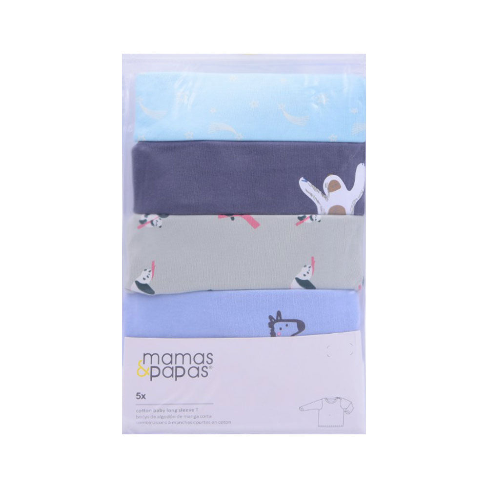 BOYS L/S 5PC SHIRT MAMAS & PAPAS IRS-25 18-24M SS-2