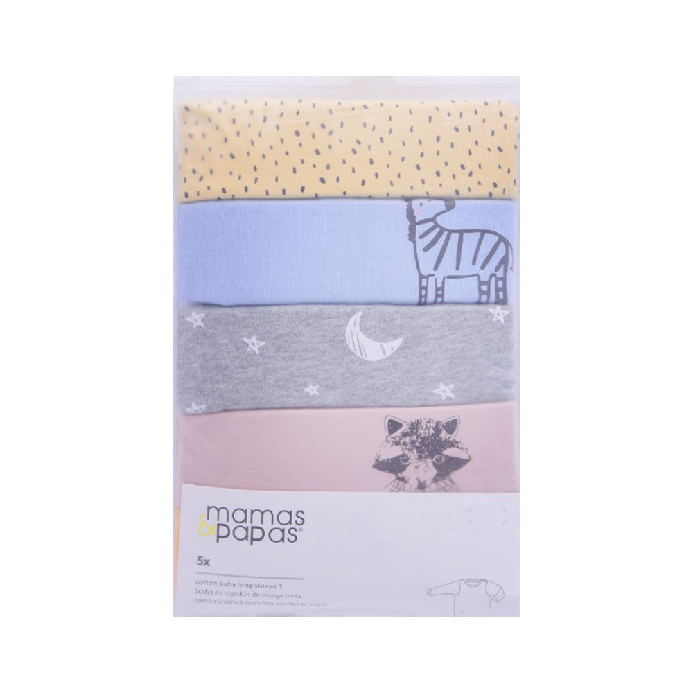 BOYS L/S 5PC SHIRT MAMAS & PAPAS IRS-25 3-4 YEAR SS-2