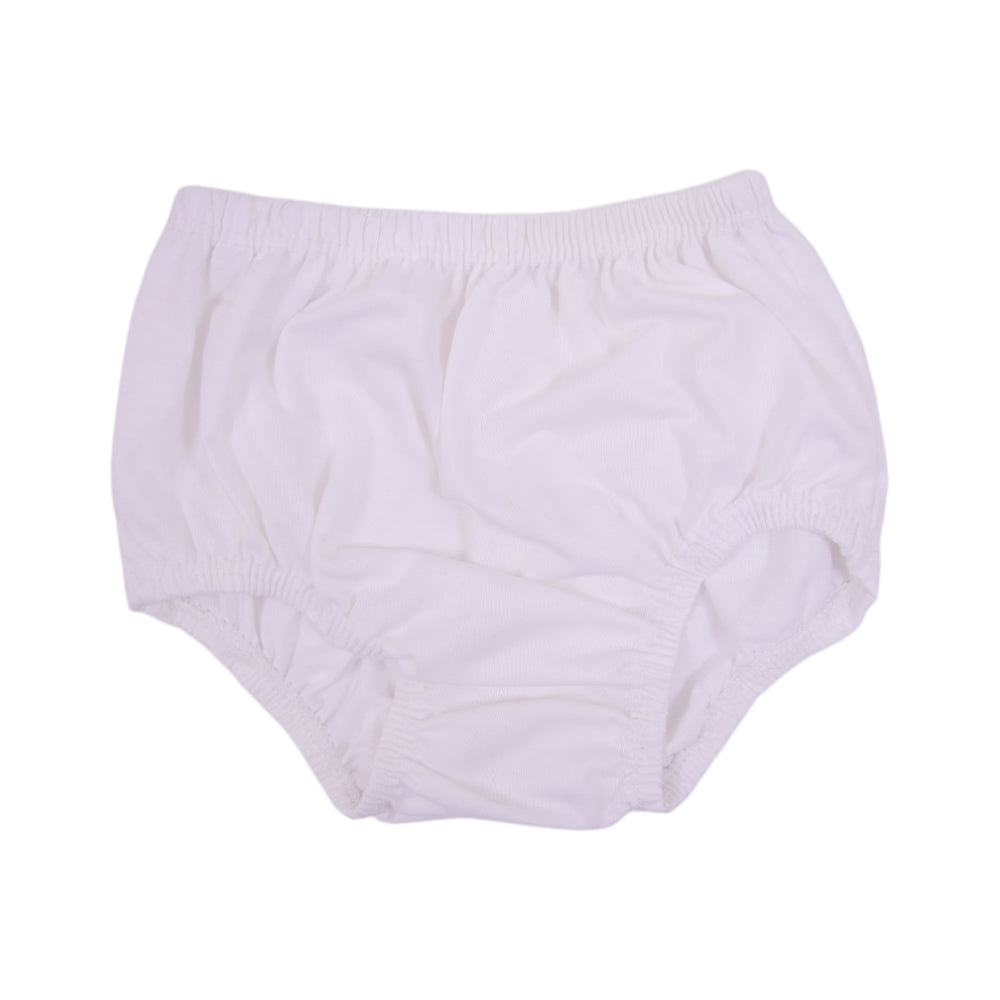 BABY BLENDED PANTY PLAIN WHITE M NZS-25 6-9 M 009