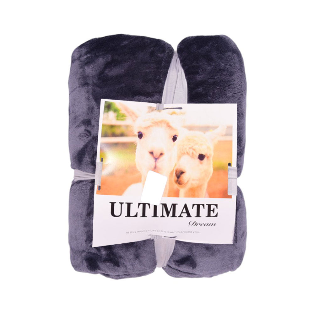 FLEECE BLANKET IR DARK-GREY 62301-2