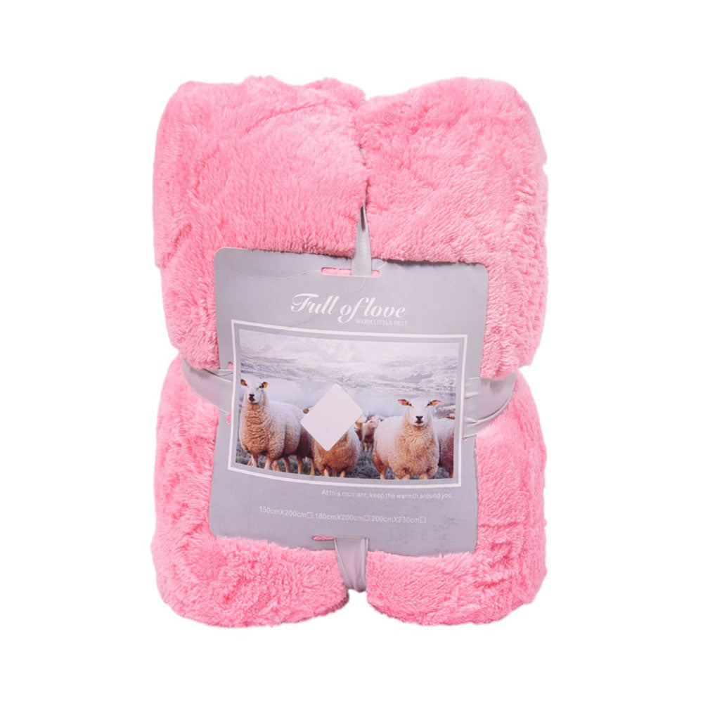 FLEECE BLANKET IR PINK 62301-3