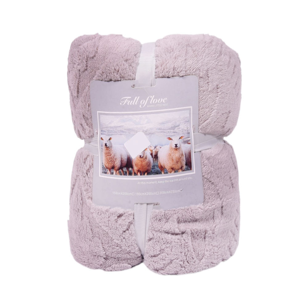 FLEECE BLANKET IR LIGHT-GREY 62301-3