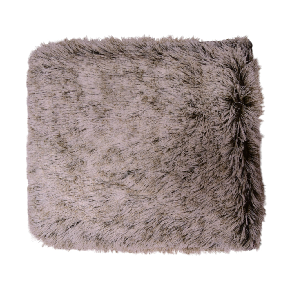 THE CUSHION COVER WOOL SHAGGY 2 TONE OLIVE-25
