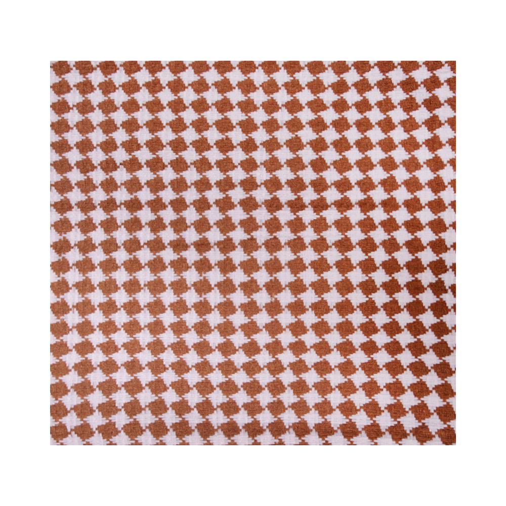 THE CUSHION COVER KHADI STYLE BROWN-25