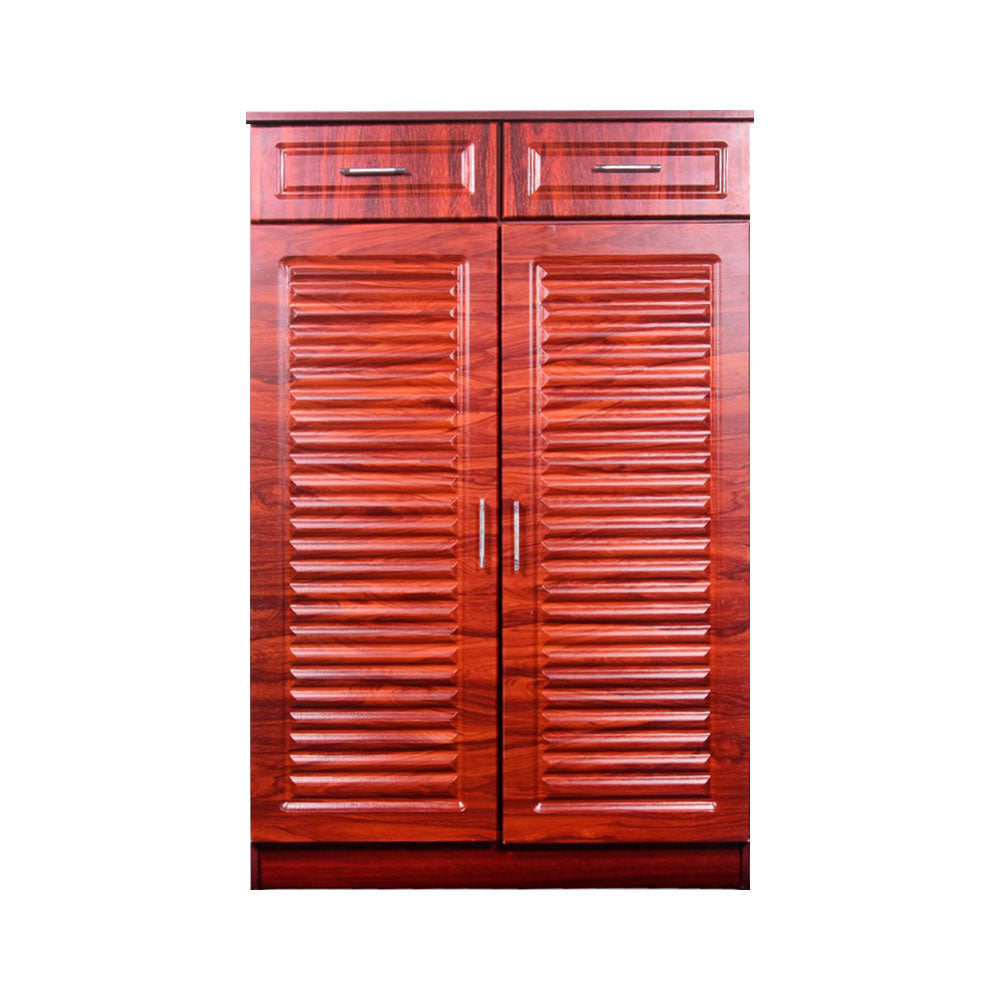 SHOE RACK A+B MAHOGANY 9610