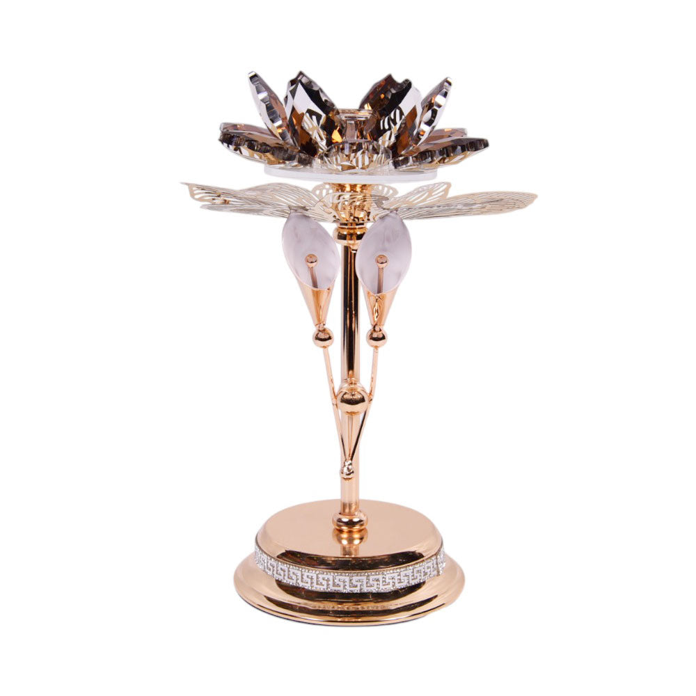 CANDLE STAND CRYSTAL H2270M