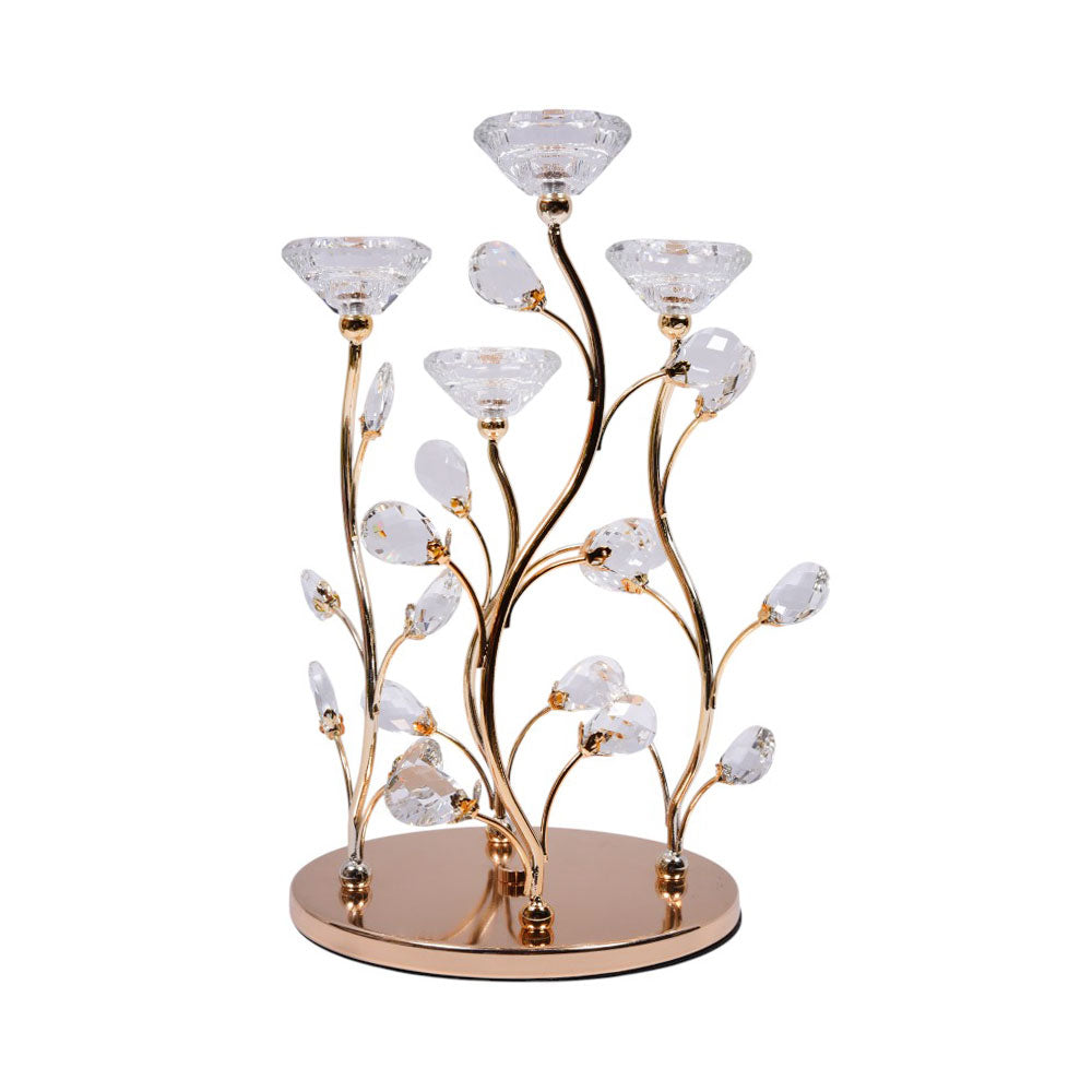 CANDLE STAND CRYSTAL GL JX348A