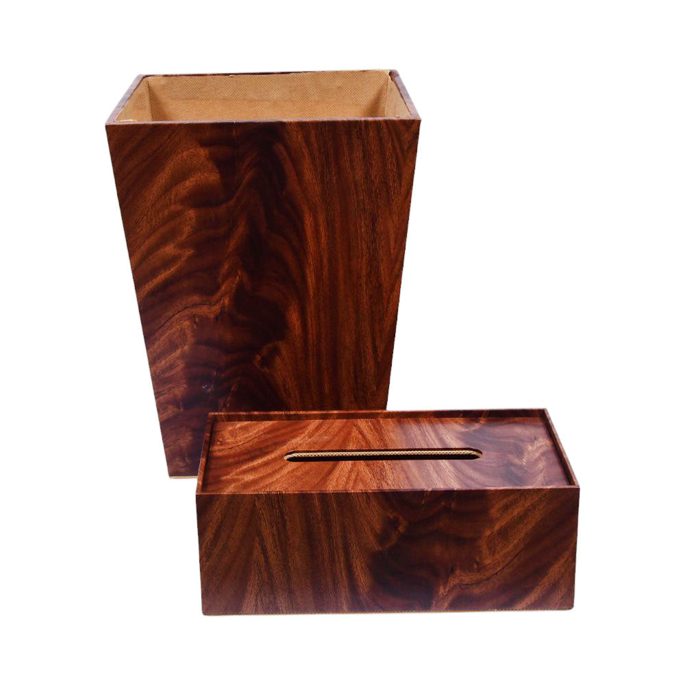 DUSTBIN & TISSUE BOX SET PAPER LS-04