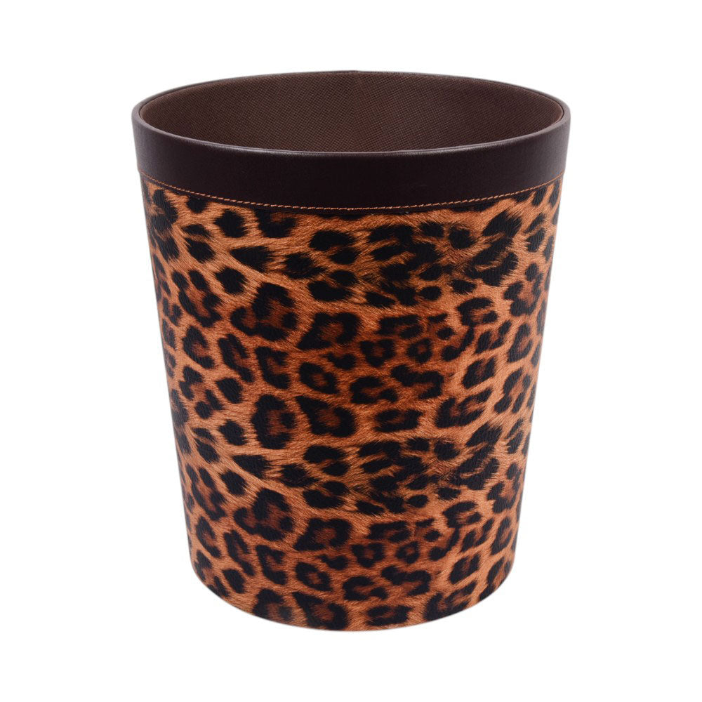 DUSTBIN LEATHER TIGER PRINT